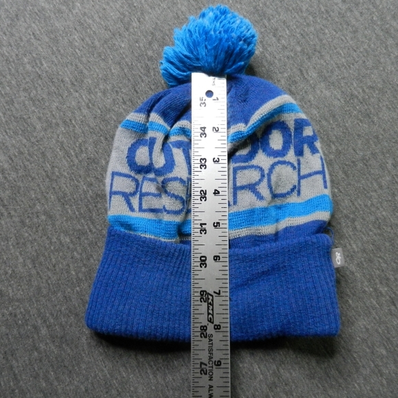 Outdoor Research OR Beanie Hat Blue Logo Spelled - Picture 2 of 6